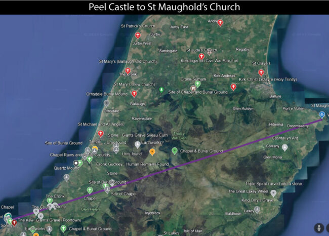 Peel Castle to St Maugholds